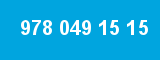 978 049 15 15